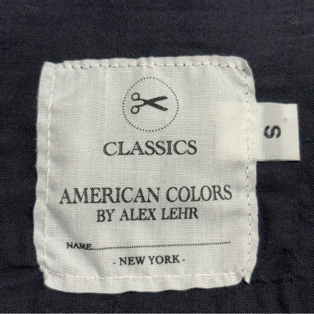 Classics American colors Alex Lehr Coverup Mini Dress St Tropez Crinkle Cotton - Picture 3 of 6